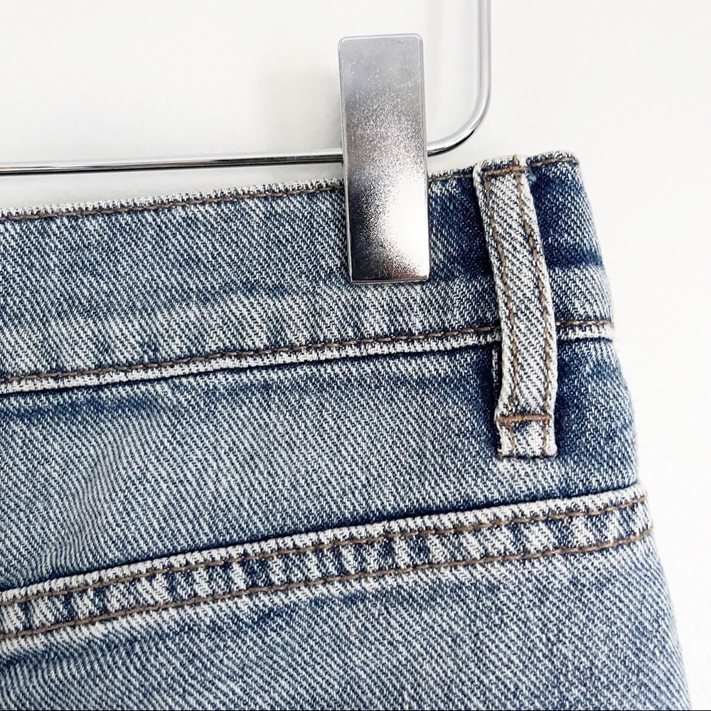 WILLIAM RAST Colorblock highrise denim shorts Sz26 - Picture 10 of 11